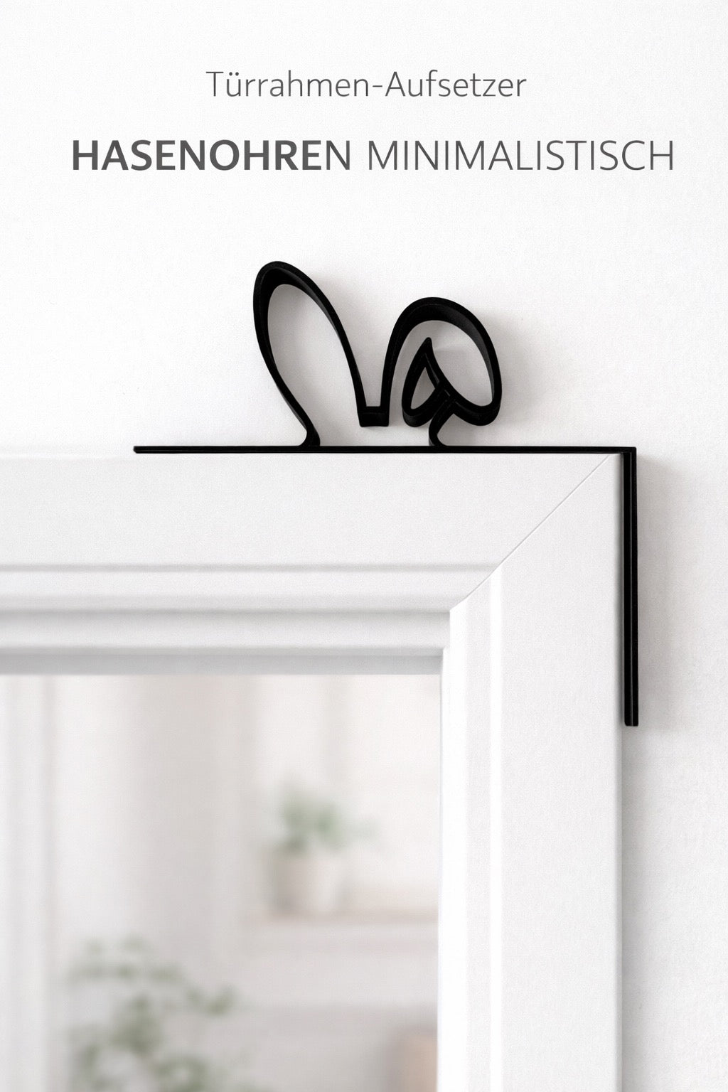 Türdeko Ostern für Türrahmen | Osterdeko modern minimalistisch | Frühlingsdeko Tür | 3D Druck Deko