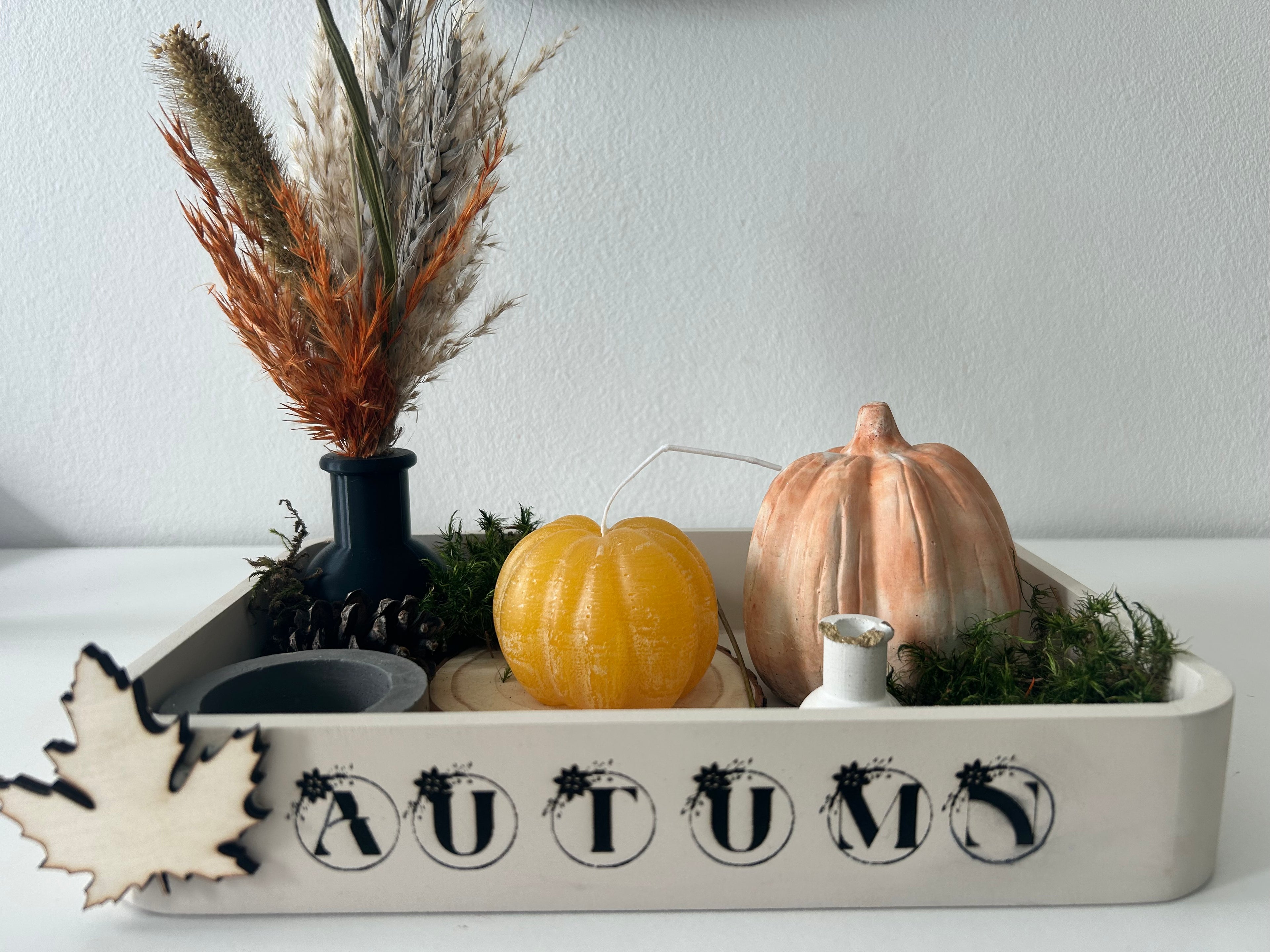 Herbstliches Tablett
