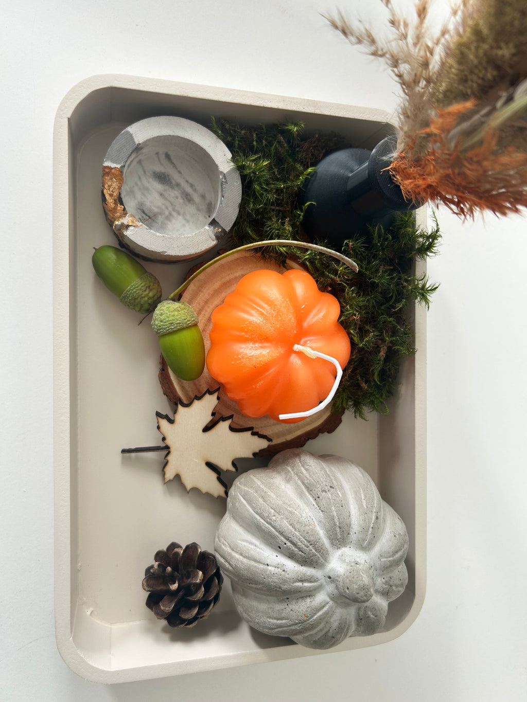 Herbstliches Tablett