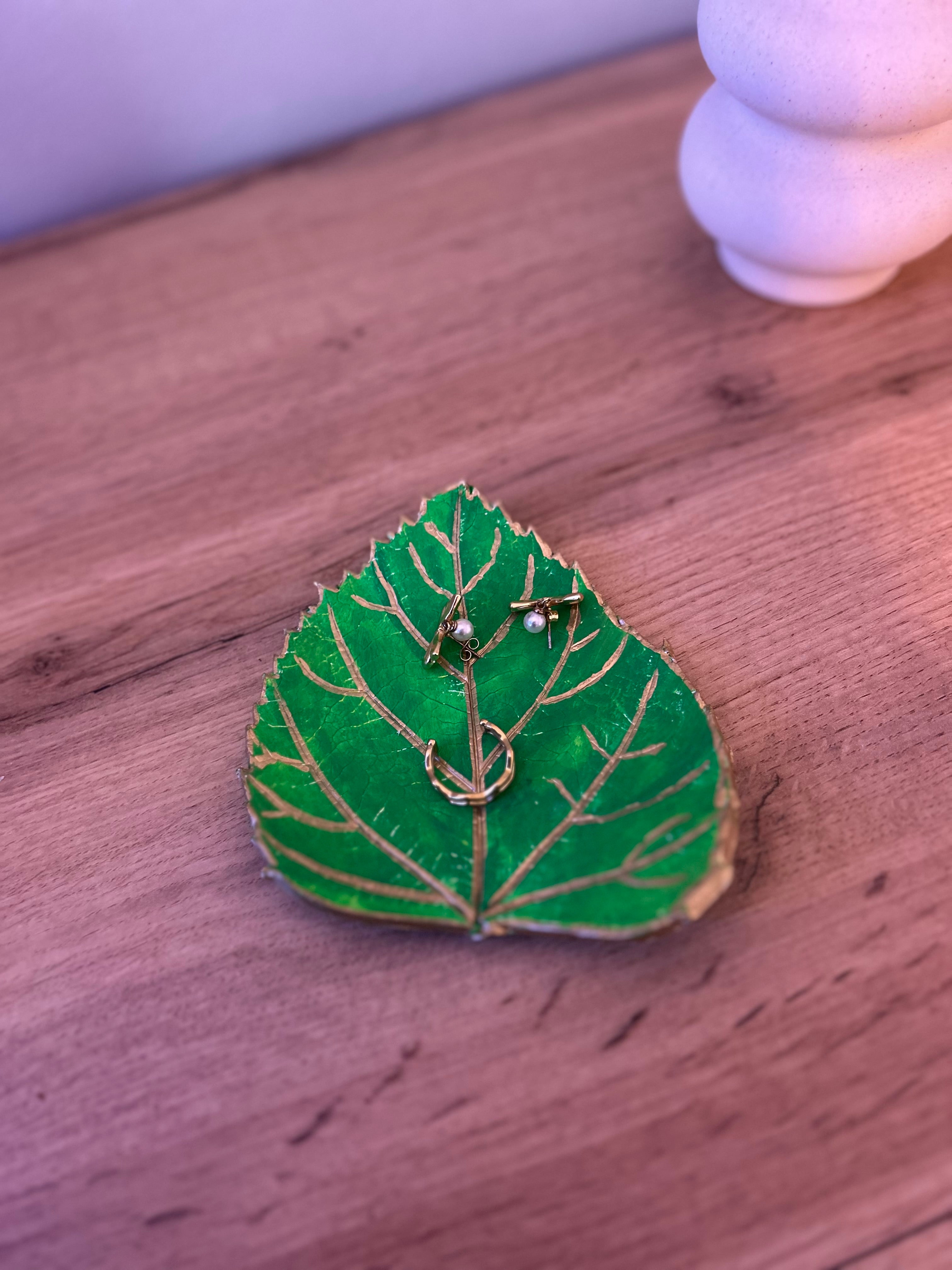 Schmuckschale Blatt