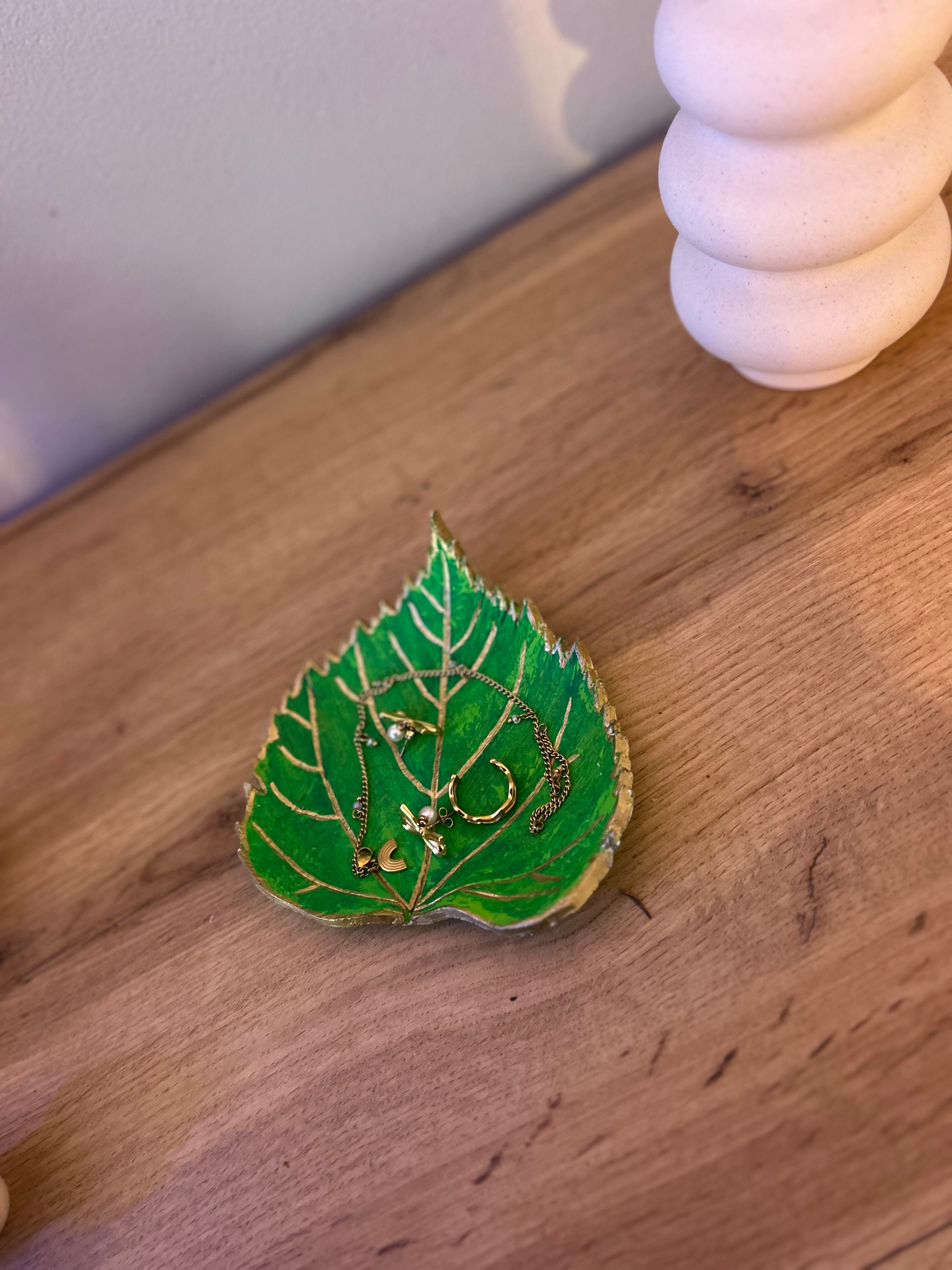Schmuckschale Blatt